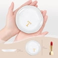 thumbnail image 4 of Ceramic Jewelry Tray, Initial Ring Dish Trinket Plate Engagement Gift, Small Personalized Monogram Ring Bowl for Wedding, White Decorative Jewelry Holder for Women Vanity -Letter T, 4 of 8