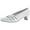 Silver Satin, variant on Entice Pumps (Women)