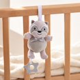 thumbnail image 6 of Kiddiway Baby Teether Hanging Toy for Soothing with Attachment - Plush Figurine Style, Baby Car Toys & Stroller Toys, Soft Silicone BPA-Free Teether, Sensory Play, Crib Hanging,c, 6 of 6