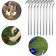 thumbnail image 2 of Estaca de Fijación 20 Piezas Estacas de Tienda Gancho de Estacas de Tierra para Tienda de Campaña Jardinería Tienda de Sardinas de Acero Galvanizado Plata, 2 of 5