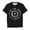 A1-Black411, variant on XIAONU Letter Print Crew Neck T Shirt for Women Short Sleeve Regular Fit Casual Shirts Tees