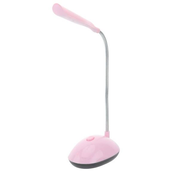 ORDDIART 1Pcs Foldable Pink Plastic Desk Lamp for Bedroom Use Nighttime Reading Led Light