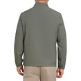 thumbnail image 3 of Chaqueta de negocios INSPIRE CHIC para hombres, con forro, cuello alto, cierre completo, chaqueta formal de golf XL gris, 3 of 6