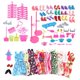 thumbnail image 4 of Faldas de Kit de Sandalias Conjunto para 1: 6 Conjunto de Disfraces Yotijar Muñecas maquillaje disfraz, 4 of 10