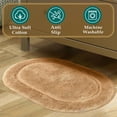 thumbnail image 4 of BNM Non-Slip Washable Bath Rug Set, 20" x 30", 24" x 36", Toast, 4 of 8