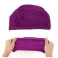 thumbnail image 5 of Unique Bargains 1 Pc Elasticity Swim Cap 5.51"x8.66" Purple, 5 of 6