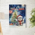 thumbnail image 2 of Merry Christmas and Happy New Year Santa British Shorthair Holiday Xmas Winter 2025 Vertical Matte Canvas Poster Cat Lover Kitten Owner Gifts Wall Art Home Decor - 00024, 2 of 5