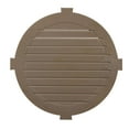 thumbnail image 2 of 24"W x 24"H x 2 1/8"P, Round Gable Vent with Keystones, Functional, 2 of 3