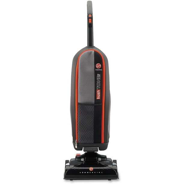 Hoover HushTone Lite Bagged Upright Vacuum, Gray