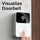 thumbnail image 4 of sweethay Wireless Smart Doorbell Video Voice Change Door Bell Office Shop Outdoor Battery Operated Ring Speaker Camera Visible Intercom, 4 of 8
