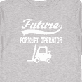 thumbnail image 4 of Inktastic Future Forklift Operator Boys or Girls Long Sleeve Toddler T-Shirt, 4 of 5