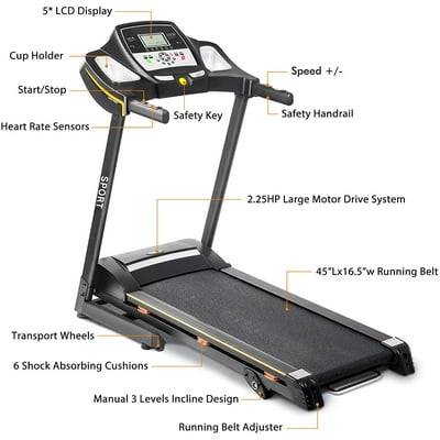 Segmart folding treadmill hotsell