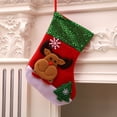 thumbnail image 1 of Fiudx Ofertas del día NUEVO Árbol de Navidad colgante para decoración de fiestas, medias de Papá Noel, calcetines tejidos, bolsas de regalo para dulces, 1 of 4