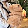 thumbnail image 3 of Poupée Capybara Véritable Poupée Jouet en Peluche Oreiller Cadeau d'Anniversaire Célébrité Internet Ragdoll DMH, 3 of 7