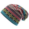 thumbnail image 5 of Eoperou Skullies Beanie Unisex Knitting Printing Vintage Baggy Warm Neck Protection Stretch Men Women Winter Cap for Outdoor, 5 of 8