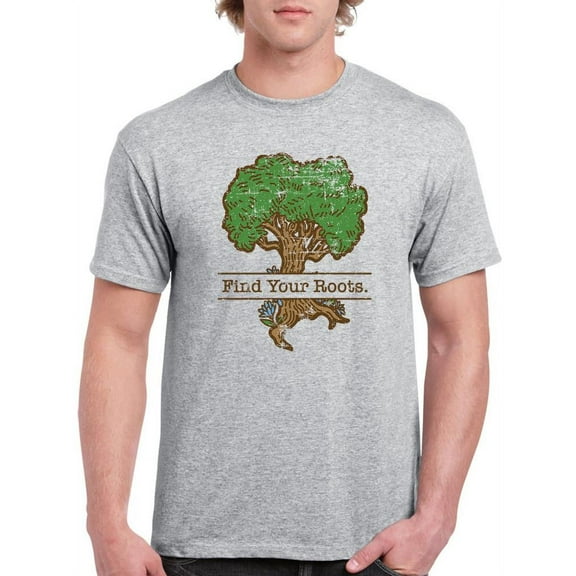 Find Your Roots T-Shirt Men -Smartprints Designs, Male x-Large