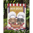 thumbnail image 3 of Carolines Treasures PPP3083GF Dachshund Hot Dog Stand Flag Garden Size  Small multicolor, 3 of 3