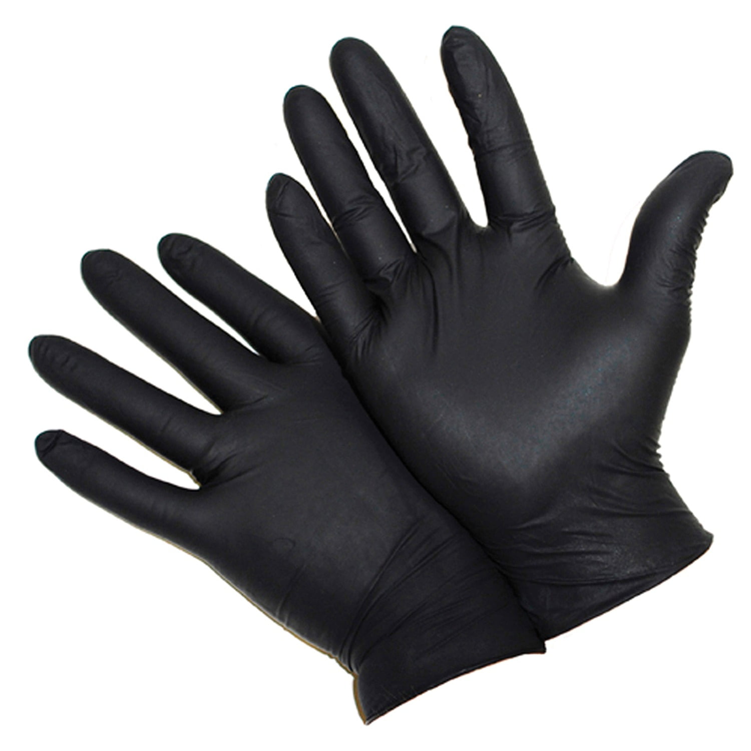 Sysco 4685614 Nitrile Food Service Gloves, 100 Count (Large, Black)