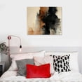 thumbnail image 5 of Orinice Black And Brown Abstract Wall Art Watercolor Prints Brown Abstract Pictures Terracotta Art Abstract Watercolor Paintings On Canvas Terracotta Artwork Modern Black Brown Poster Art  20x16in, 5 of 6