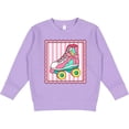 thumbnail image 2 of Inktastic Skating Roller Skate Stamp Toddler Sweatshirt, 2 of 4