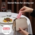 thumbnail image 2 of SIMDOO 12 Packs Of Holy Rose Travel Dental Floss Box Portable Dental Floss Sticks 120 Dental Floss Sticks Sealed Storage (Green+Pink), 2 of 7