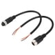 thumbnail image 3 of 4 núcleos, un par, conector macho hembra, Cable de conversión de Audio y vídeo, cable de extensión de 20cm, 3 of 12