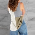 thumbnail image 5 of OAVQHLG3B Womens Tank Tops for Women Casual Summer Woman Causal V-Ncek Patchwork Blouse Sleeveless T-Shirt Summer Tops, 5 of 6