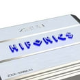 thumbnail image 3 of Hifonics ZXX-1800.1D Zeus Mono Channel Car Audio Amplifier (Silver) - Class D Amp, 1800-Watt, Aluminum Heat Sink, Variable Electronic Crossover, Illuminated Logo, Bass Remote Included, 1 Ohm Stable, 3 of 5