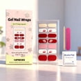 thumbnail image 2 of EGNMCR Soft Gel Nail Sticker Set Colorful Mixed Color Convenient Nail Decorative Sticker Mild Removal Fits Nail stickers, 2 of 9