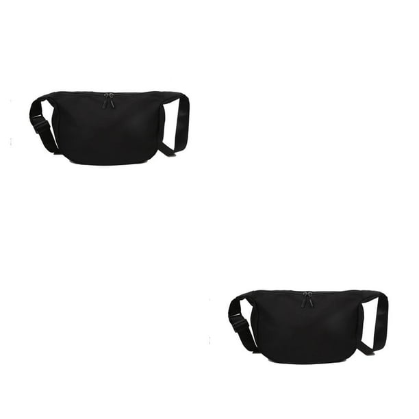 Minnieouse Bolsos de mensajero para mujer, bolso Diagonal de tela Oxford, cinturón ajustable a la moda para mujeres jóvenes, vagabundos de gran capacidad Negro 2piezas Minnieouse CBP497847
