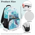 thumbnail image 7 of Uorisanigo Sea Turtle School Backpack for Boys Girls 6-12 Large Capacity Casual Daypack with Adjustable Padded Straps for School Travel and Sports, 7 of 7