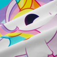 thumbnail image 5 of Erosebridal Cartoon Unicorn Girls Black Out Curtains,Cute Rainbow Stars Print Curtains Pack of 2 (42x63 Each) For Kids, 5 of 7
