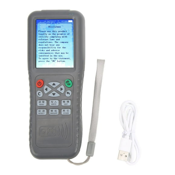 Graflsoa Compact NFC Card Reader Writer with RFID Replication for IC/ID Chips, WiFi-Enabled, 125KHz Frequency, Elevator Card Duplication, Type 2, Battery Not Included