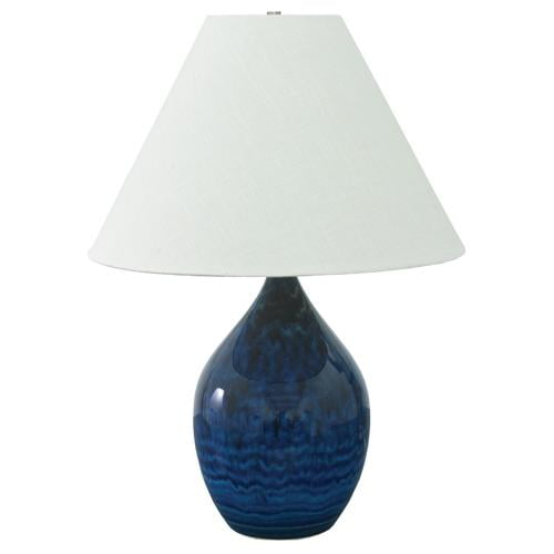 House of Troy GS400-MID Scatchard Table Lamp, 28, Stoneware