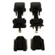 thumbnail image 2 of 1 Par Hood Lock Latch Bracket Buckle Negro para TJ 1997-2007, 2 of 7
