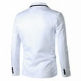 thumbnail image 3 of Cloudstyle Men's Slim Fit Notched Lapel Single-Breasted One-Button Casual Blazer, No Vent Wrinkle-Free Polyester, Youth Formal Wear for Teens & Young Adults, 3 of 3