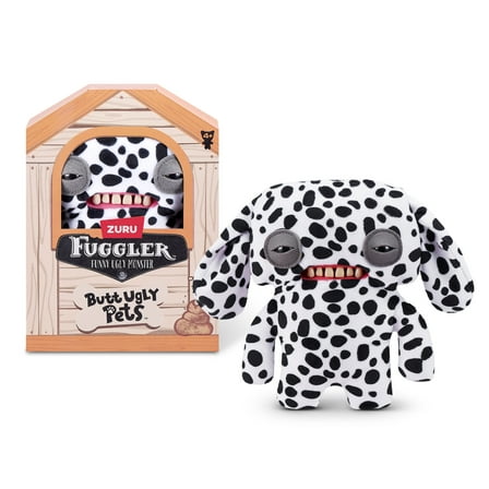 Fuggler Butt Ugly Pets 9 inch (Annoyed Alien - Dalmatian), Ugly Monster Stuffed Animal Toy by ZURU