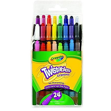 bulk buy crayola mini twistables crayons 24 pkg 8 bright 8 neon 8
