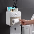 thumbnail image 4 of Birdeem Toilet Paper Towel Box-Toilet Press Paper Organizer Box-Free Perforation Roll Paper Drawer Toilet Paper Box-No Water Inlet Toilet Paper H-Older, 4 of 9