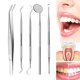 thumbnail image 5 of Escalador Dental de 5 uds para limpiadores de placa eliminador de manchas de sarro de dientes Tmvgtek Cuidado Belleza, 5 of 9