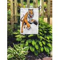 thumbnail image 2 of SIDONKU Mascot of Angry Leaping Tiger Cat Roar Wild Aggressive Garden Flag Decorative Flag House Banner 12x18 inch, 2 of 2
