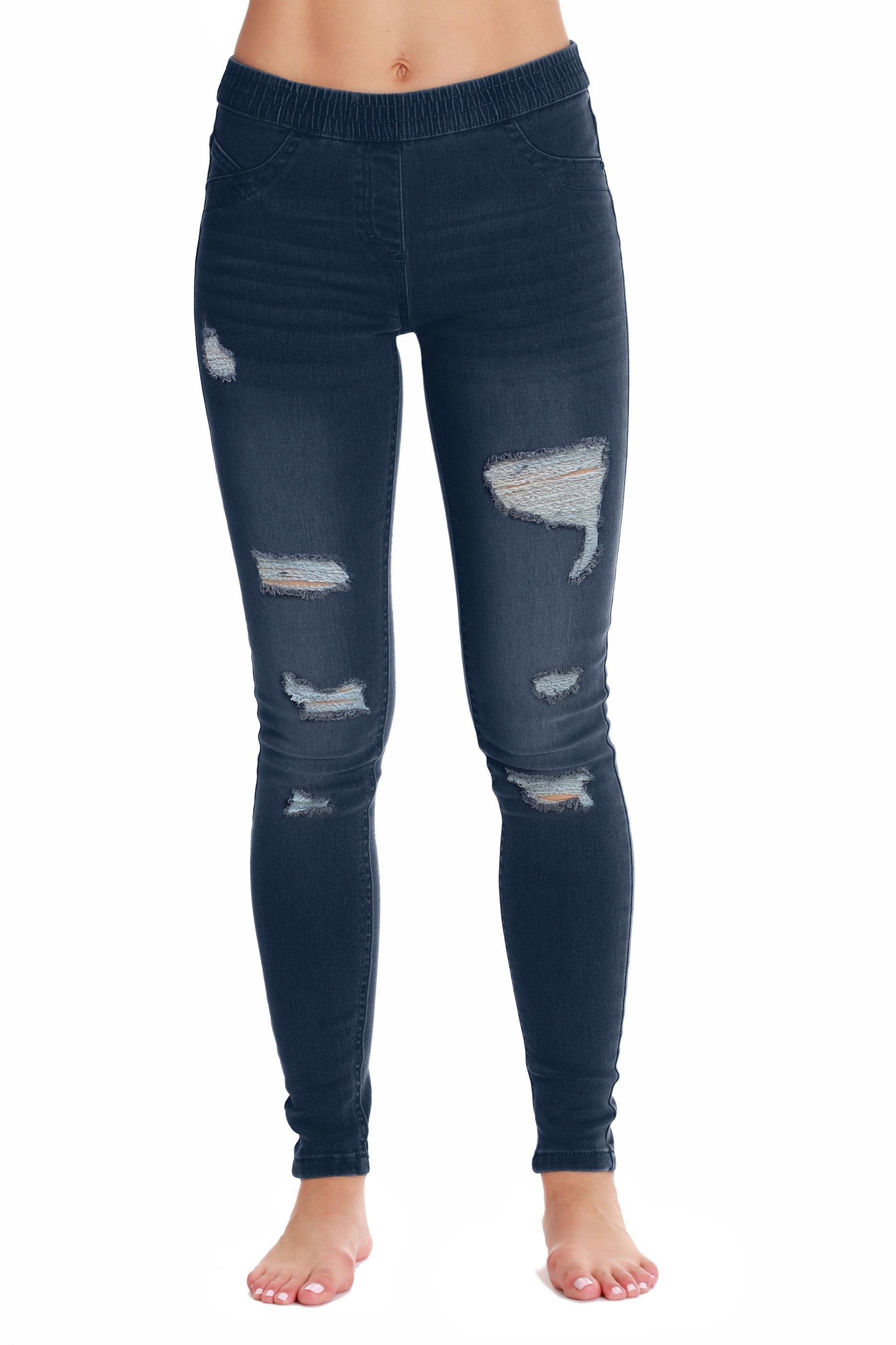 ripped jeggings womens