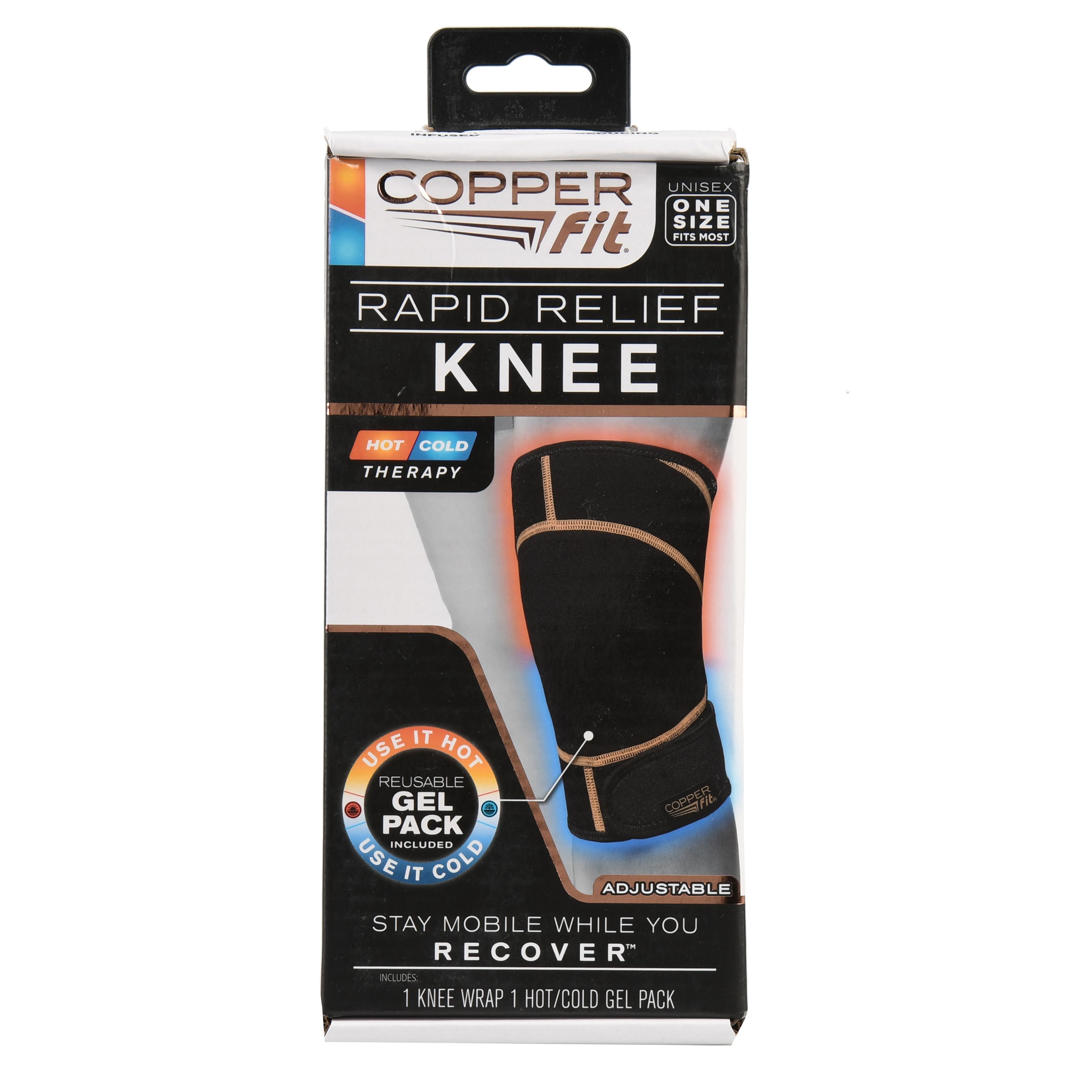 Copper Fit Rapid Relief Knee Wrap