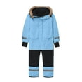 thumbnail image 6 of Zwiiyzr Kid'S Snowsuits Boys Girls Ski Suits Jackets Colorful Waterproof Coats Jumpsuits Winter Snowboarding Outdoor For 1-15 Years Light Blue, 6 of 7