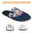 thumbnail image 3 of Fotbe Happy Veterans Day Pantuflas Peludas para Mujer con Estampado, Zapatillas de Peluche, Zapatos de Invierno para Casa, Uso Interior y Exterior-Medium, 3 of 8