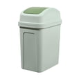 thumbnail image 4 of CUJM Kitchen Trash Can, Trash Can with Lid,360 ° Sliding Swing Tra Plastic Dec, 4 of 5