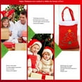 thumbnail image 6 of Christmas Printed Gift Bag Xmas Tree Elk Gift Wrapping Bag with Handle for Party Holiday, 6 of 8