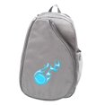 thumbnail image 2 of Bolsa de raqueta de tenis Sunnimix Tote de hombro de tenis organizador de mano con compartimento para zapatos malla de bolsillo almacenamiento impermeable mochila para Paletas de GRIS, 2 of 8