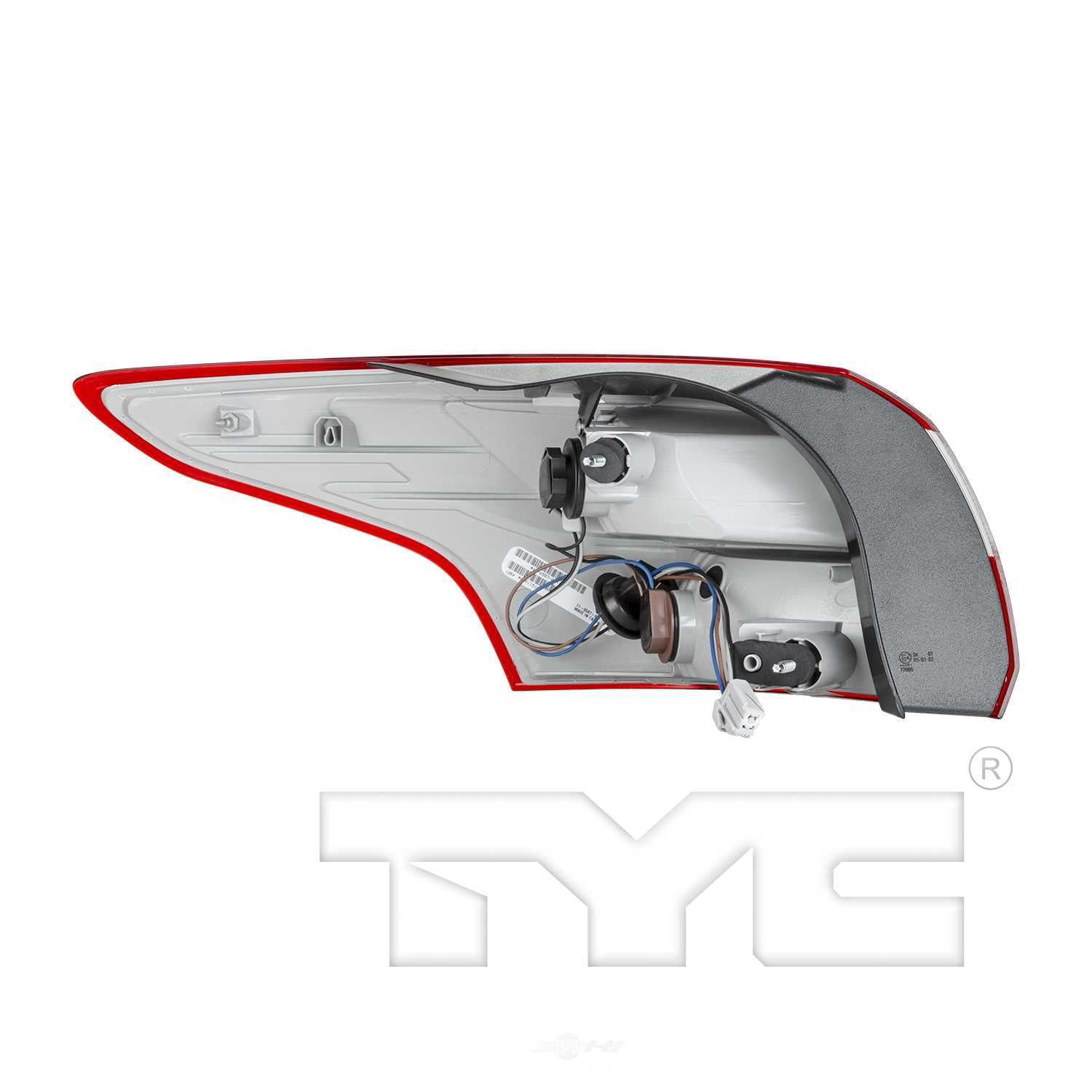 TYC 11-6587-00-9 CAPA Certified Tail Light Assembly
