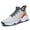 Gray, variant on YOURDIARY Mens Basketball Shoes Breathable Outdoor Sneakers Cushioning Sports Shoes
